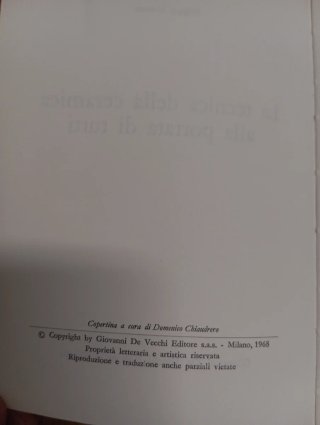 Libro La Tecnica Della Ceramica