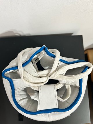 Casco Boxeo Tape & Wrap Blanco