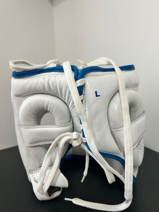 Casco Boxeo Tape & Wrap Blanco