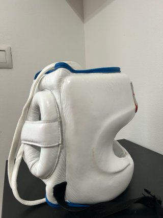 Casco Boxeo Tape & Wrap Blanco