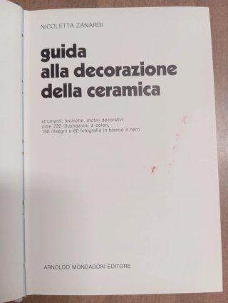 Libro: Guida alla Decorazione della Ceramica