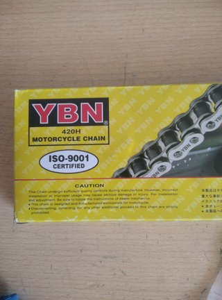 Cadena y piñón 420 Derbi Variant