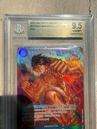 Monkey D. Luffy OP02-062 SR BGS 9.5