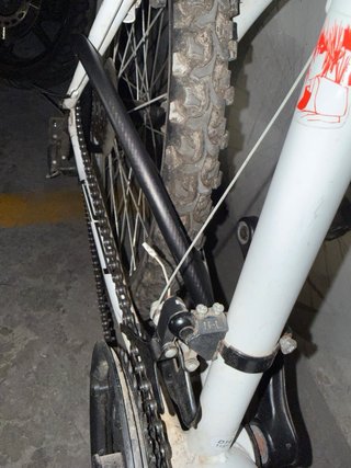 Bicicleta Montaña Blanca y Roja