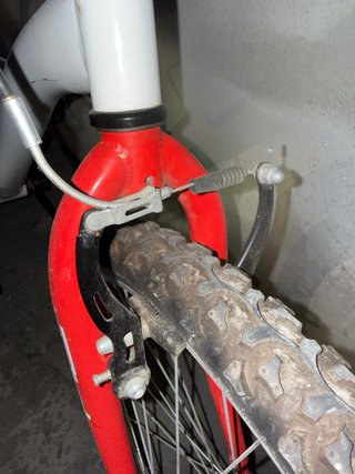 Bicicleta Montaña Blanca y Roja