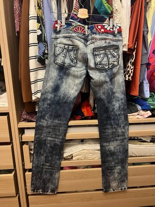 Pantalón Mujer Desigual Azul Talla M