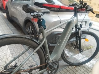 Bicicleta Eléctrica Gris
