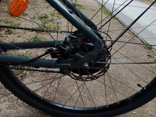 Bicicleta Eléctrica Gris