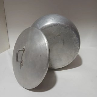 Olla Grande Aluminio con Tapa