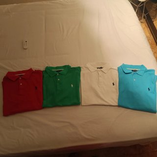 Lote 4 Polos Ralph Lauren