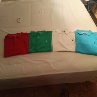 Lote 4 Polos Ralph Lauren