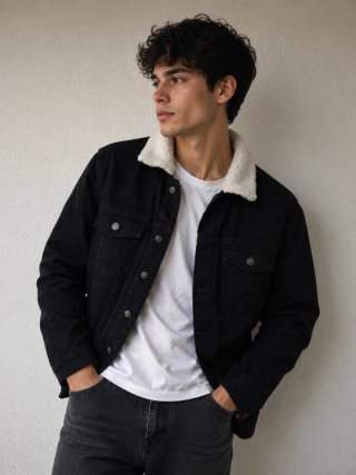 Chaqueta vaquera con interior borrego
