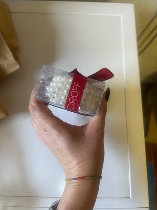 Portatovaglioli perle Croff
