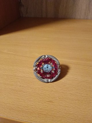 Peonza Beyblade Azul y Rojo juguetes