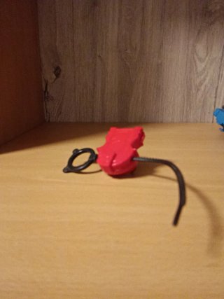 Peonza Beyblade Azul y Rojo juguetes