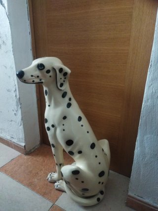 Perro Dálmata Porcelana Decorativo