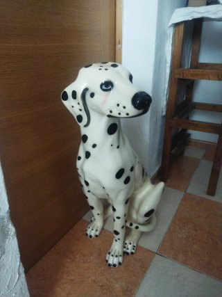 Perro Dálmata Porcelana Decorativo
