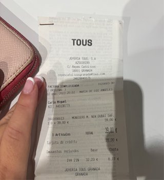 Cartera Tous Beige.
