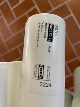 Mesa escritorio blanca ADILS IKEA