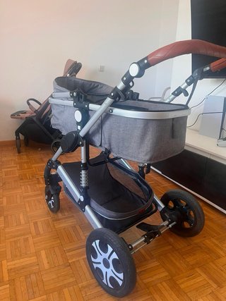 Carrito bebé 3 en 1: capazo y portabebés