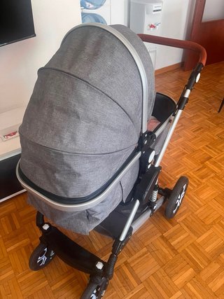 Carrito bebé 3 en 1: capazo y portabebés