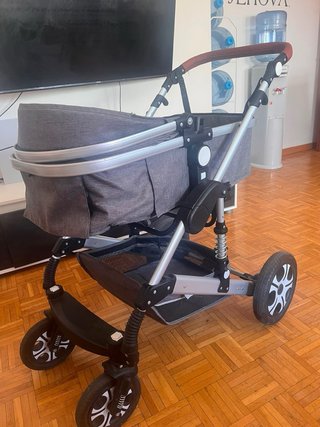 Carrito bebé 3 en 1: capazo y portabebés