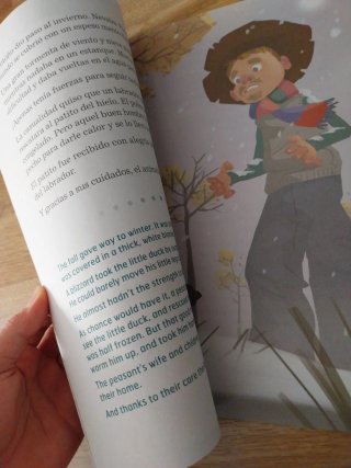 Cuento el patito feo Bilingüe