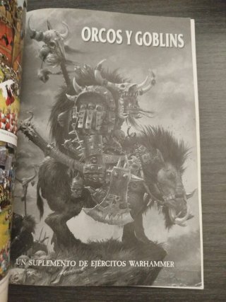 Libro de ejercito Warhammer Orcos y goblins