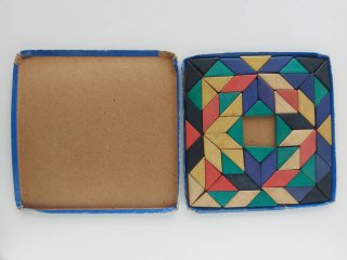 Juego antiguo madera Les Bois de Megève (1940-50)