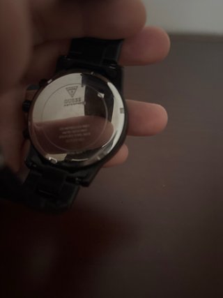 Reloj Guess Hombre Acero Negro