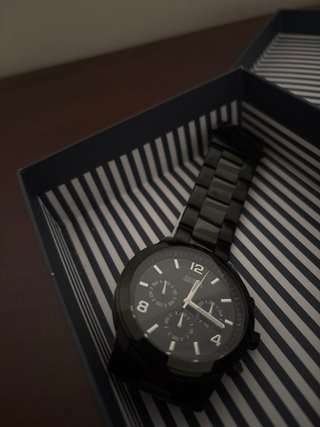 Reloj Guess Hombre Acero Negro