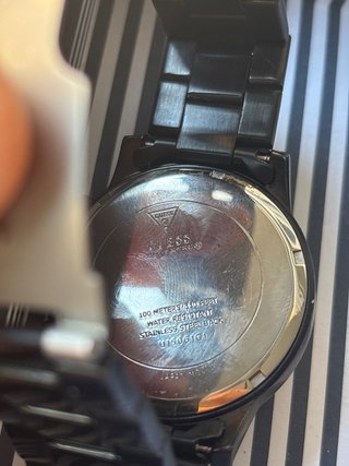 Reloj Guess Hombre Acero Negro