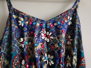Vestito lungo fantasia floreale