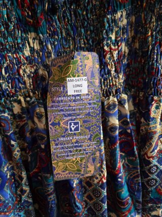 Vestito lungo fantasia floreale