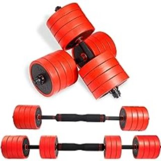 Mancuernas 20kg + Barra 2 en 1