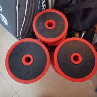 Mancuernas 20kg + Barra 2 en 1