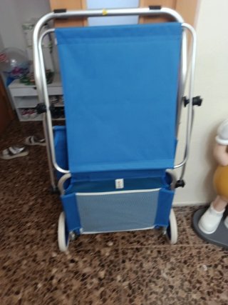 Tumbona Playa Plegable con Ruedas
