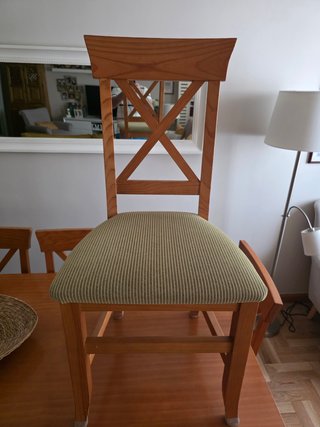 6 Sillas Comedor Madera Pino