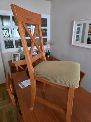 6 Sillas Comedor Madera Pino