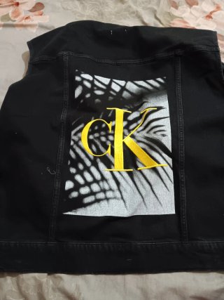 Chaleco vaquero Calvin Klein negro sin mangas