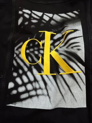Chaleco vaquero Calvin Klein negro sin mangas