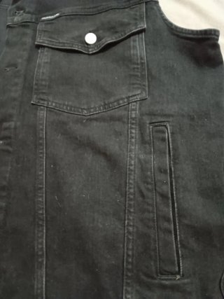 Chaleco vaquero Calvin Klein negro sin mangas