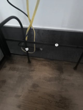 VASAGLE Mueble Tocadiscos Negro/Marrón