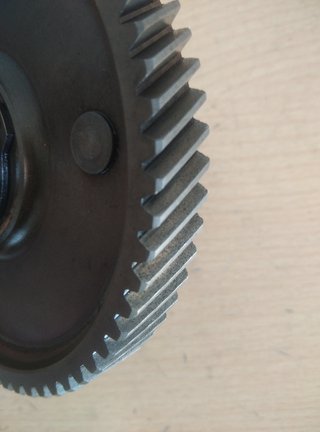Eje y engranaje piñón Derbi Variant pedales