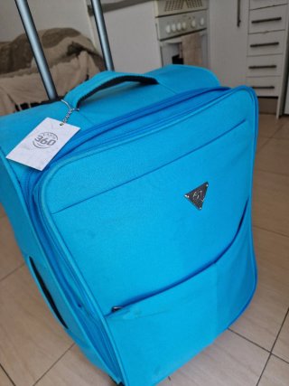 Maleta grande azul 65x30x40