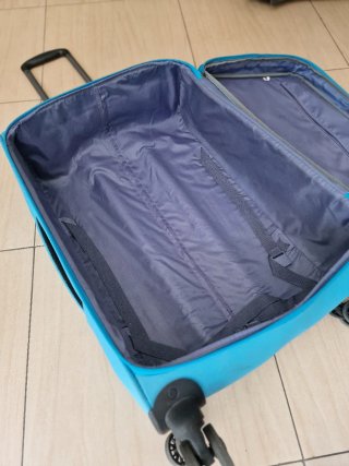 Maleta grande azul 65x30x40