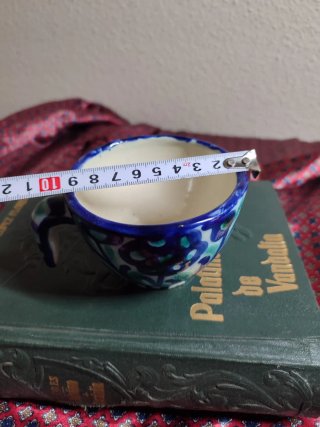 Taza Antigua Cerámica Fajalauza
