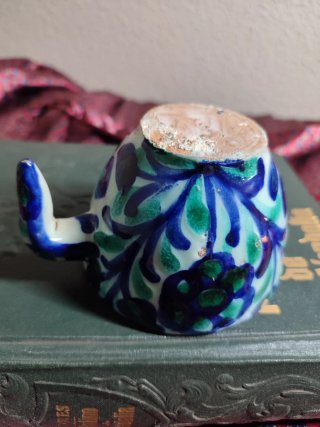 Taza Antigua Cerámica Fajalauza