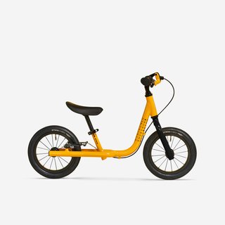 Bicicleta sin pedales niños 12 pulgadas Runride 900 amarillo