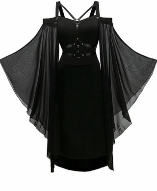 Disfraz Renacentista Negro Talla Única